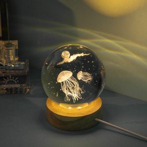 8 cm Jelly Fish with Light